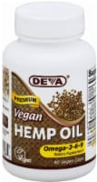 Deva Vegan Hemp Oil Omega 3-6-9 Dietary Supplement