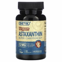Deva Vegan Vitamins - Astaxantin 12 Mg Vegan - 30 Vegan Capsules