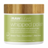 Raw Sugar Living Green Tea + Cucumber + Aloe Vera Whipped Polish