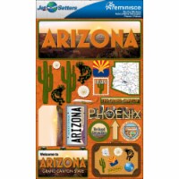 Choose ONE! Reminisce JET SETTERS Dimensional Die-Cut Stickers TRAVEL THEME 