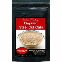 Julias Pantry JP432 Organic Whole Grain Steel Cut Oats 1lb- Pack of 4