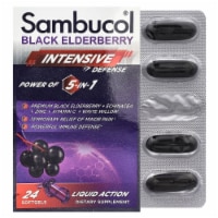 Sambucol Black Elderberry 5-in-1 Intense Defense Liquid Action Softgels - Black Elderberry