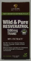 Genceutic Naturals  Wild & Pure Resveratrol + 500mg Trans-Resveratrol