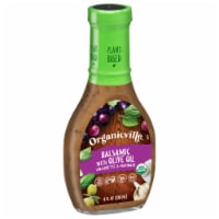 OrganicVille Olive Oil & Balsamic Organic Vinaigrette made with Agave Nectar Marinade