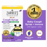 Zarbee's® Baby Natural Grape Flavor Cough Syrup + Immune with Agave