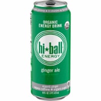 HiBall Ginger Ale Organic Energy Drink Perspective: Main