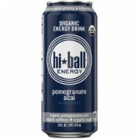HiBall® Pomegranate Acai Organic Energy Drink Perspective: Main