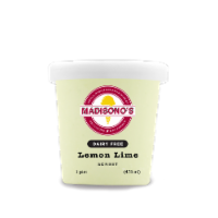 Madisono's Dairy Free Lemon Lime Sorbet Pint Perspective: Main