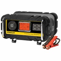 Stanley® 15-Amp Battery Charger with 40-Amp Engine Starter - Black/Yellow Perspective: Main