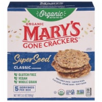 Mary's Gone Crackers™ Super Seed Gluten Free Crackers Perspective: Main