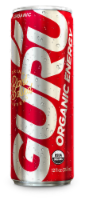 Guru® Original Organic Plant-Based Energy Drink Can Perspective: Main