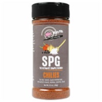 Dizzy Pigs SPG 6.3 Oz Chilies Sea Salt Garlic Black Peppercorns 00113-Dizzy