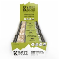 Kate's Real Food Peanut Butter Dark Chocolate Energy Bars Perspective: Main