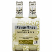 Fever-Tree Light Ginger Beer Bottles Perspective: Main