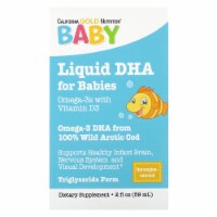 California Gold Nutrition Baby's DHA Omega-3s with Vitamin D3 1 050 mg - 2 fl oz (59