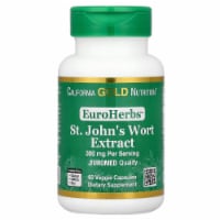 California Gold Nutrition EuroHerbs St. John's Wort Euromed Quality 300 mg - 60