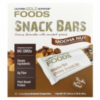 California Gold Nutrition FOODS - Mocha Nut Chewy Granola Bars 12 Bars - 1.4 oz (40 g)