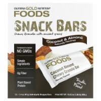 California Gold Nutrition FOODS Coconut Almond Chewy Granola Bars 12 Bars - 1.4 oz (40