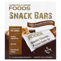 California Gold Nutrition FOODS Double Chocolate Peanut Butter Flavor Bars 12 Bars -