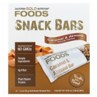 California Gold Nutrition FOODS - Caramel Almond Bars 12 Bars - 1.4 oz (40 g) Each