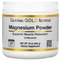 Magnesium Powder Beverage, as Magnesium Citrate, Unflavored, Pure Powder, 10 oz (283 g)