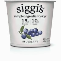 Siggi's Blueberry Skyr Icelandic-Style Strained Non-Fat Yogurt