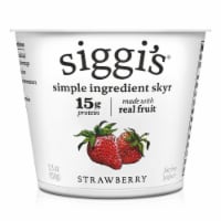 siggi’s Strawberry Icelandic-Style Nonfat Yogurt, 5.3 oz Perspective: Main
