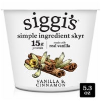 Siggi's® 2% Vanilla & Cinnamon Skyr Icelandic-Style Low-Fat Strained Yogurt