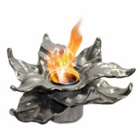 Anywhere Fireplace 90226 Heathcote Indoor and Outdoor Gel Fuel Fireplace, Silver