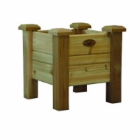 Gronomics PB 18-18 Unfinished Red Cedar Planter Box 18 x 18 x 19 in.