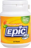 Epic Dental  Xylitol Sweetened Gum   Fresh Fruit