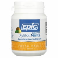 Epic Dental - Xylitol Mints - Fruit Xylitol Bottle - 180 ct