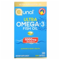 Qunol Ultra Omega-3 Fish Oil Lemon 500 mg - 180 Mini Softgels