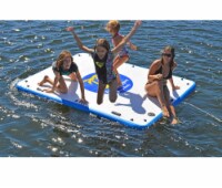 New Island Hopper Buddy 8 Foot Inflatable Swimming Water Platform