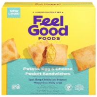 Feel Good Foods Gluten-Free Potato Egg & Cheese Pockets Perspective: Main