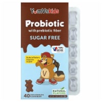 YumV's Probiotic with Prebiotic Fiber Milk Chocolate Sugar-Free - 40 Bears