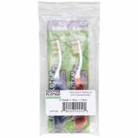 Doctor Plotka's Mouthwatchers Antimicrobial Travel Toothbrushes with Flossing Bristles