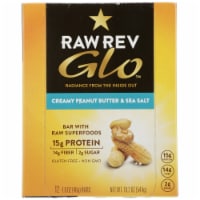 RAW REV  Glo Creamy Peanut Butter & Sea Salt Bars
