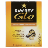 RAW REV  Glo™ with Raw Superfoods Chocolate Chip Cookie Dough Bars