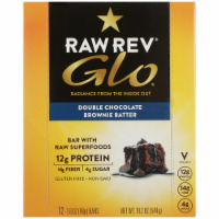 RAW REV  Glo™ Double Chocolate Brownie Batter Bars