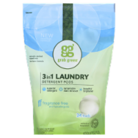 Grab Green Fragrance Free 3-In-1 Laundry Detergent Pods