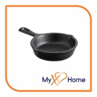 4 Round Pre-Seasoned Mini Cast Iron Skillet by MyXOHome