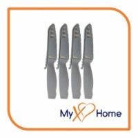 8 Gray Silicone Knife by MyXOHome (1, 2, 4 or 6 Knives) 4 Knives