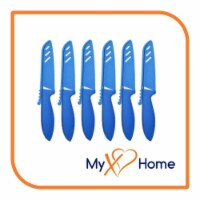 8 Blue Silicone Knife by MyXOHome (1, 2, 4 or 6 Knives) 6 Knives