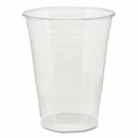 Dixie DXECPET16DX 16 oz Plastic PETE Cup, Clear