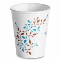 Huhtamaki HUH62909 8 oz Single Wall Hot Cup, Vine Design