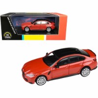 Paragon PA-55205 3 in. 1-64 Scale BMW M3 Toronto Top 1Diecast Model Car, Metallic Red & Black