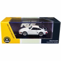 Paragon PA-55542 1986 RUF BTR Grand Prix 1 by 64 Scale Diecast Model Car, White