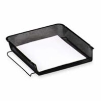 Rolodex Corporation  Stackable Front Load Tray- Mesh- Letter- Black