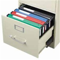 Avery Consumer Products Hanging Storage Binder- 3 Ring- 1in. Capacity- 11in.x8-.50in.- Black